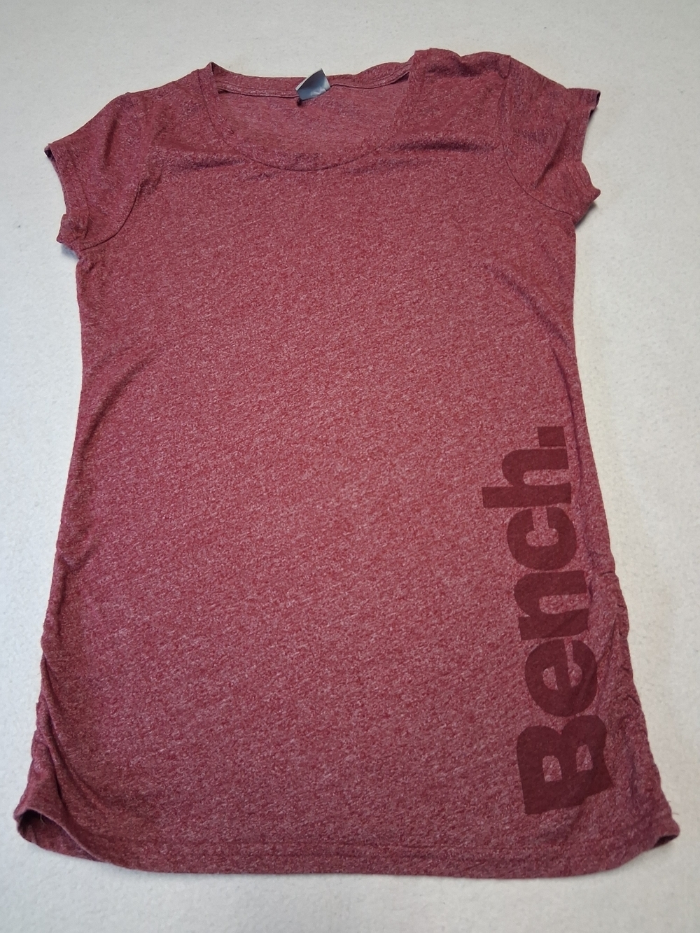 4/20$ Bench Women's Marled Burgundy Short-Sleeve Tee